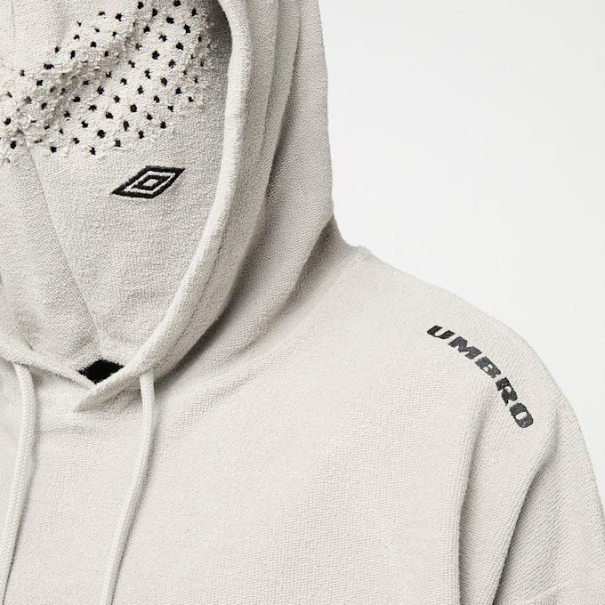 Umbro by Slam Jam Lasered Masked Hoodie gris 95886 4