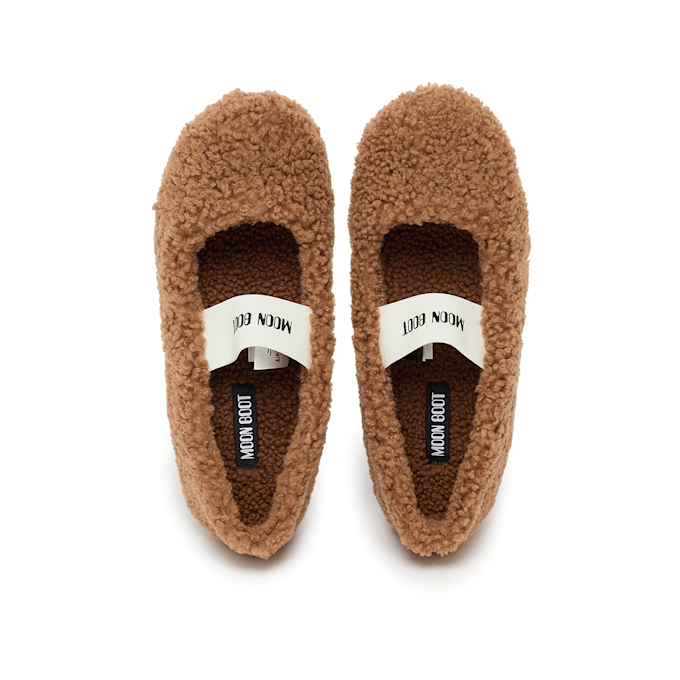 Moon Boot Wmns Shearling Ballerina brun 95897 4