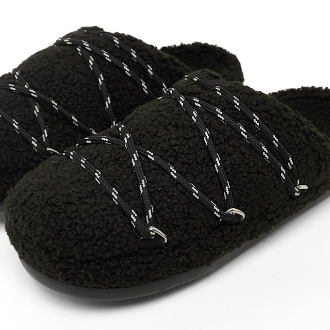 Moon Boot Wmns Teddy Slipper noir 95900 6