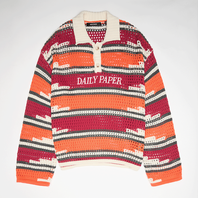 Daily Paper Kente Stripe Knit Polo multicolor 95949 1