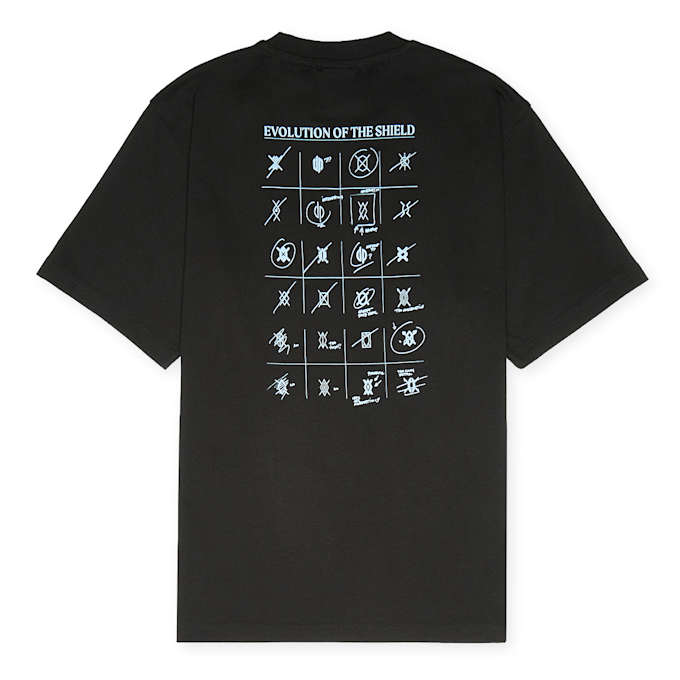 Daily Paper&nbsp; Shield Evolution Short Sleeve Tee noir 95952 1