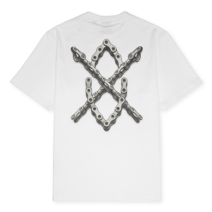 Daily Paper Chain Shield T-Shirt weiß 95950 1