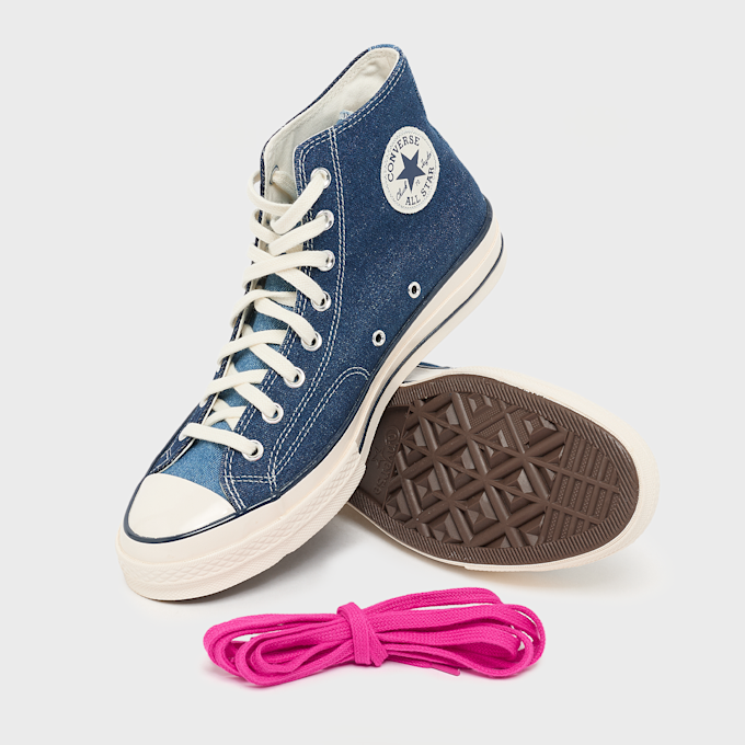Converse x Eric Emanuel Chuck 70 Navy Denim blauw 96389 7