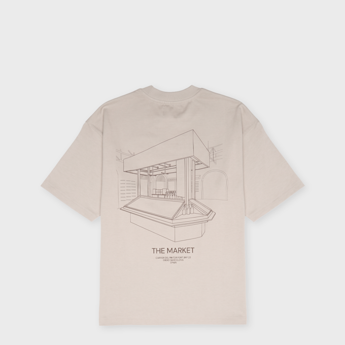 solebox Store Tee Barcelona beige 96669 1