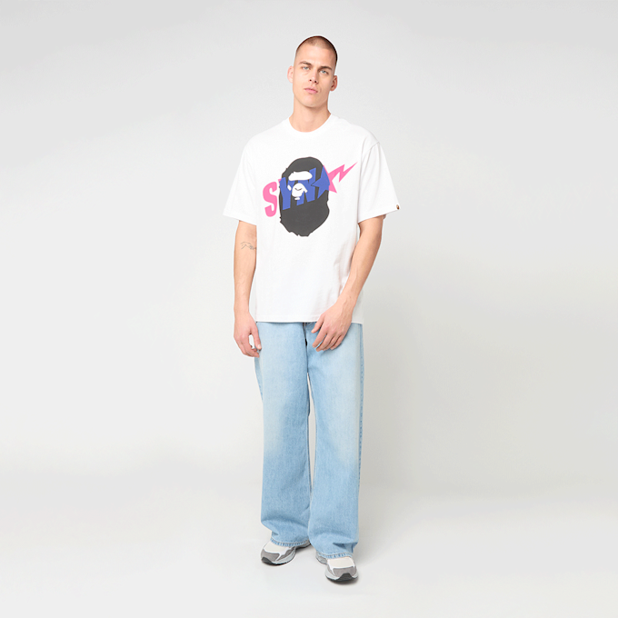 A Bathing Ape x Spotify x Central Cee Ape Head Tee weiß 97602 2