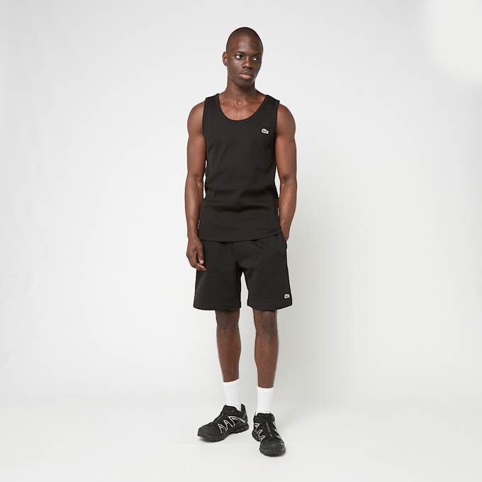 Lacoste Regular Fit-Shorts aus Fleece schwarz 97651 2