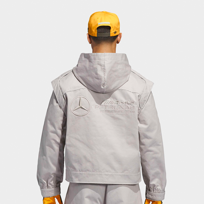 adidas Originals x Bad Bunny x Mercedes Pullover Hoodie grey 98880 3