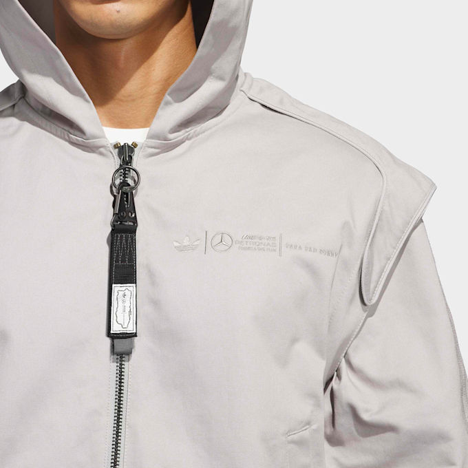 adidas Originals x Bad Bunny x Mercedes Pullover Hoodie gris 98880 4