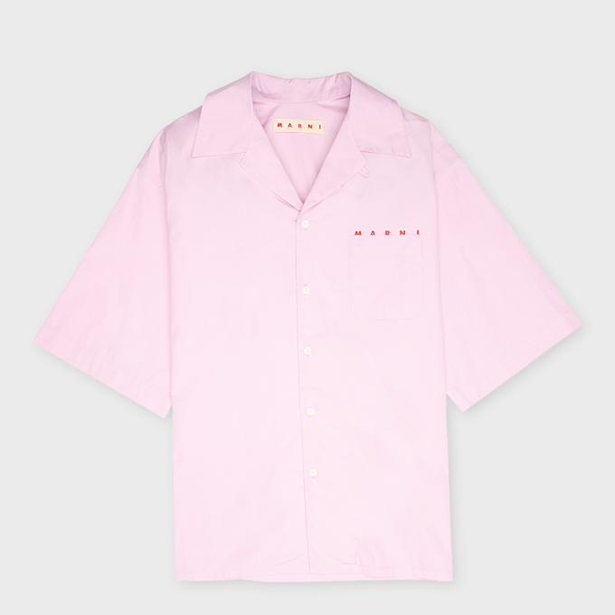 Marni Short Sleeve Shirt rosa 98952 1