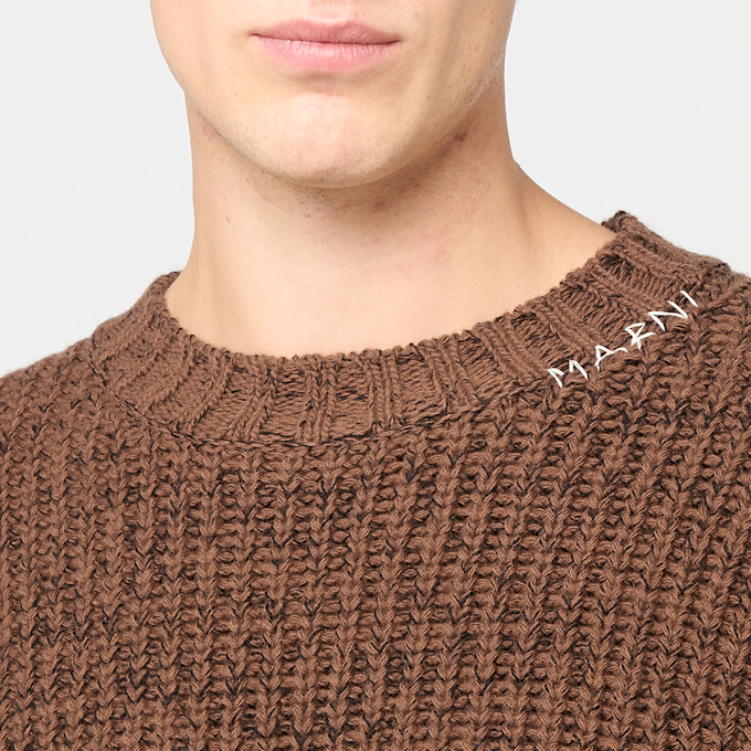 Marni Roundneck Sweater braun 98962 5
