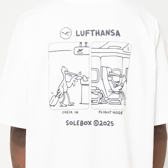 solebox x Lufthansa T-Shirt Gate Weiss 99180 5
