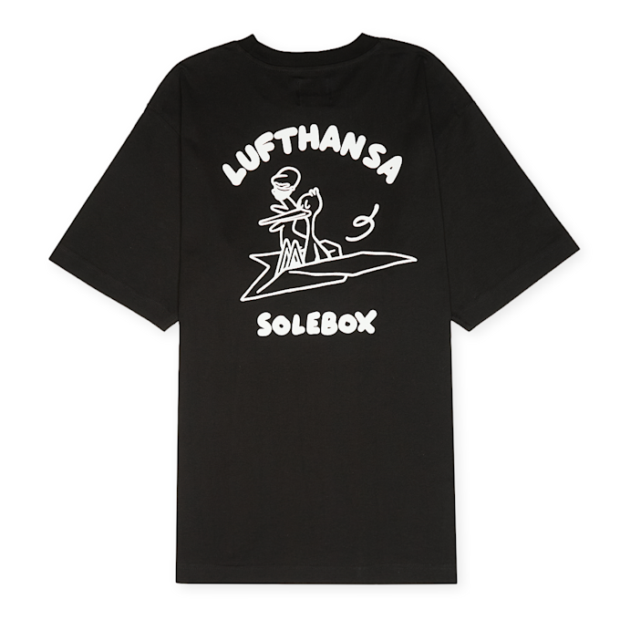 solebox x Lufthansa T-Shirt Paperplane noir 99183 1