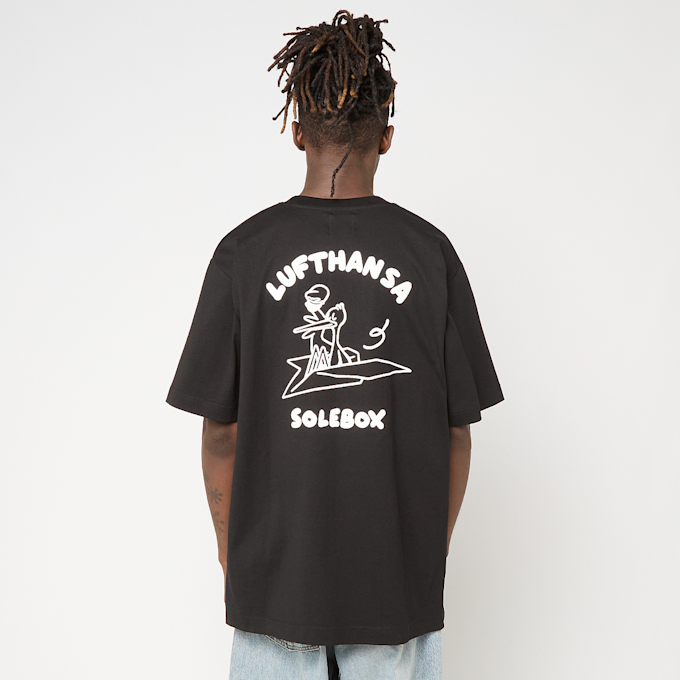 solebox x Lufthansa T-Shirt Paperplane schwarz 99183 4