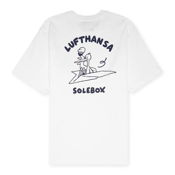 solebox x Lufthansa T-Shirt Paperplane wit 99184 1