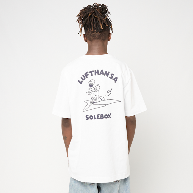 solebox x Lufthansa T-Shirt Paperplane Weiss 99184 4
