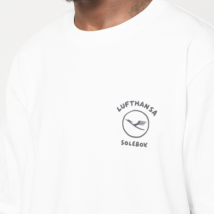 solebox x Lufthansa T-Shirt Paperplane weiß 99184 6