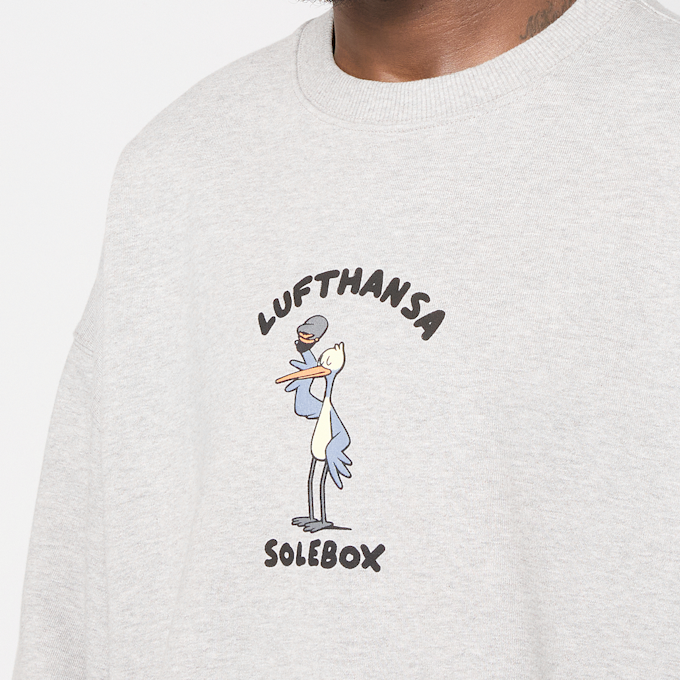 solebox x Lufthansa Standing Salute Sweater grau 99195 5