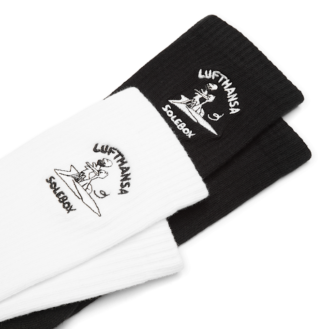 solebox x Lufthansa Socks 2-Pack noir 99202 3
