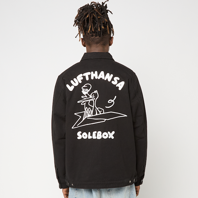 solebox x Lufthansa Jacket Paperplane noir 99201 4
