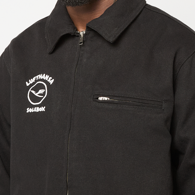 solebox x Lufthansa Jacket Paperplane noir 99201 6
