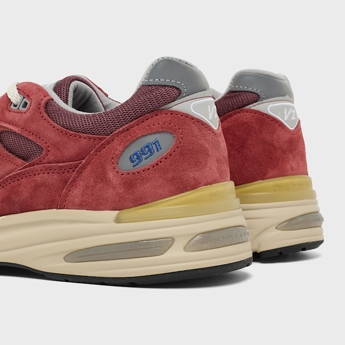 New Balance U991RS2 Made in UK 991V2 Vintage Sports Rot 99222 5