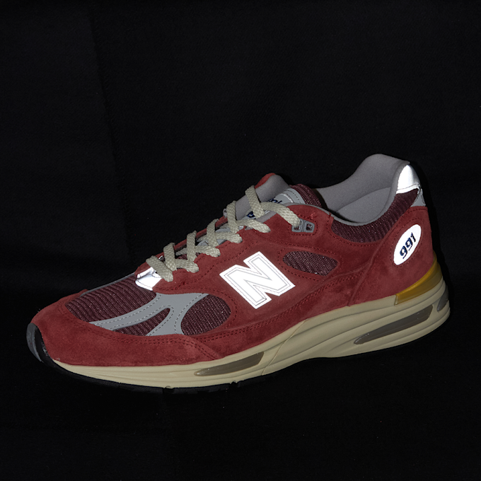 New Balance U991RS2 Made in UK 991V2 Vintage Sports Red 99222 8