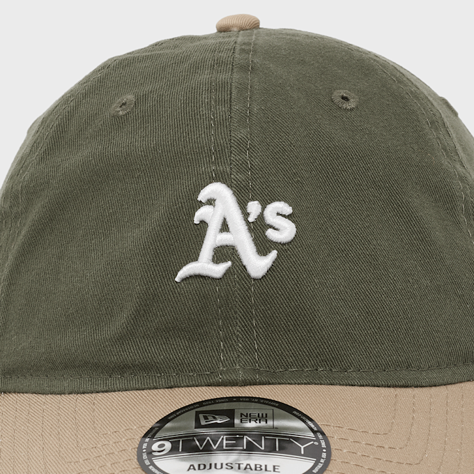 New Era Mini Washed Contrast 920 Cap Oakland Athletics groen 99256 4