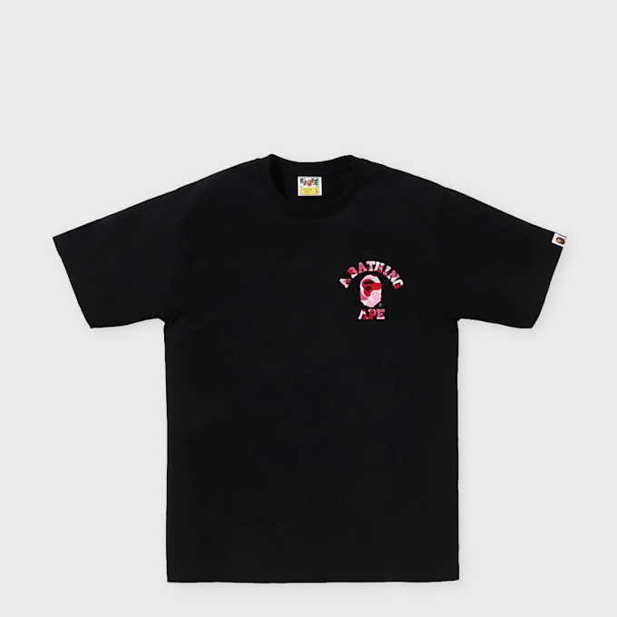 A Bathing Ape ABC Camo College ATS Tee black 99493 1