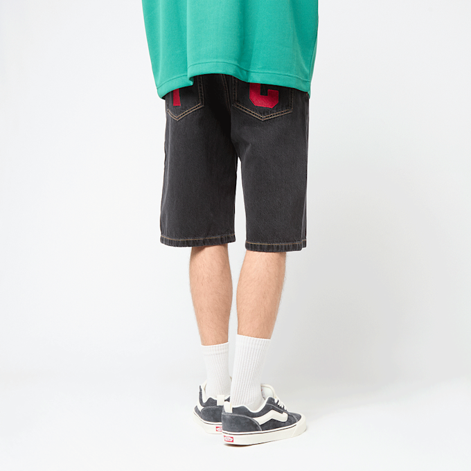 ICECREAM Running Dog Denim Shorts schwarz 101644 3