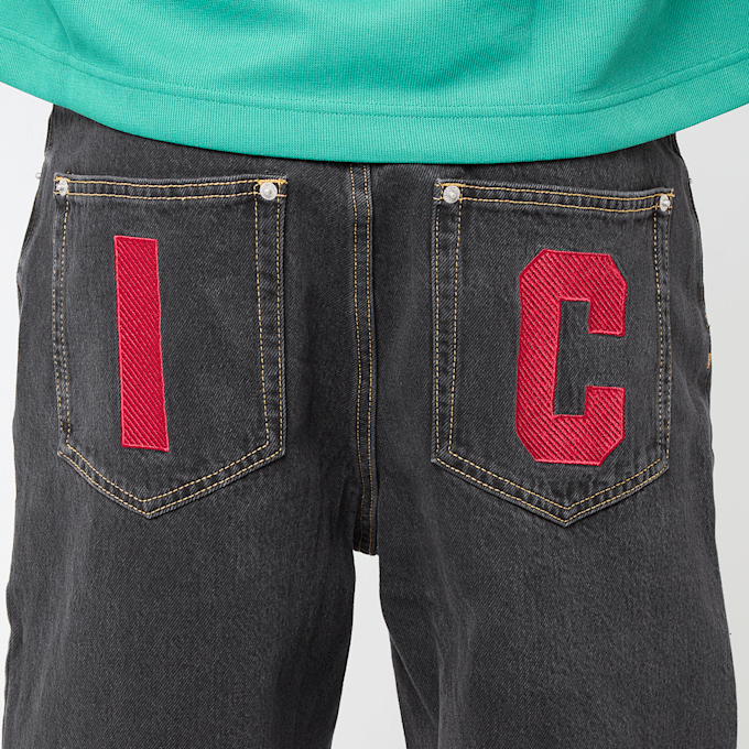 ICECREAM Running Dog Denim Shorts schwarz 101644 5