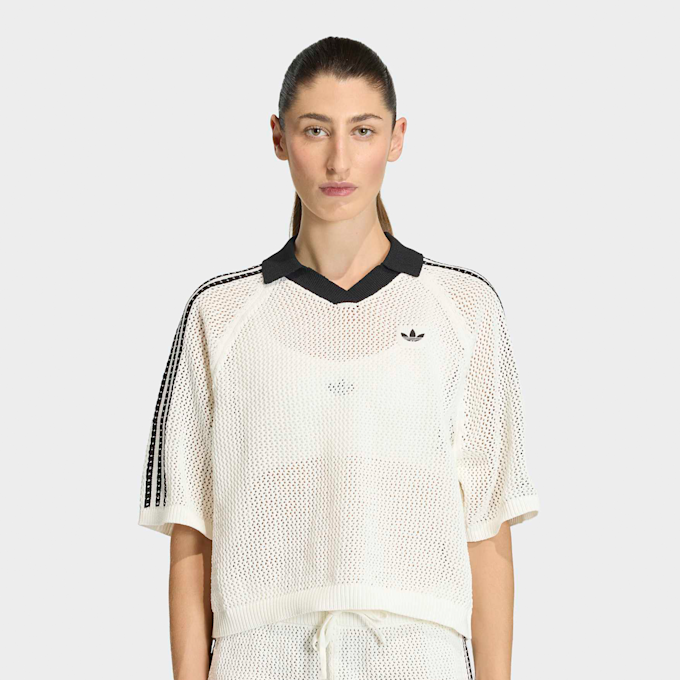 adidas Originals Crochet Polo blanc 102474 2