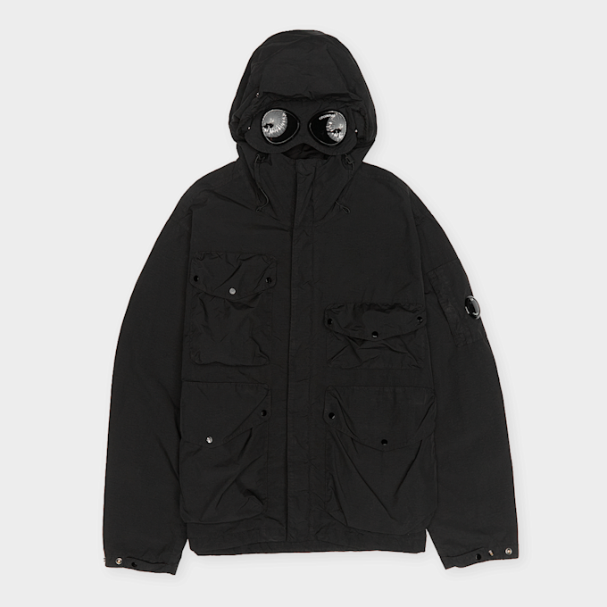 C. P. Company Nylon Goggle Jacket black 102712 1