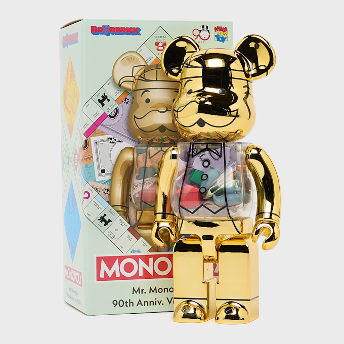 Medicom&nbsp; Bearbrick Mr. Monopoly 90th Anniv. Ver. 400% multicolore 102805 4