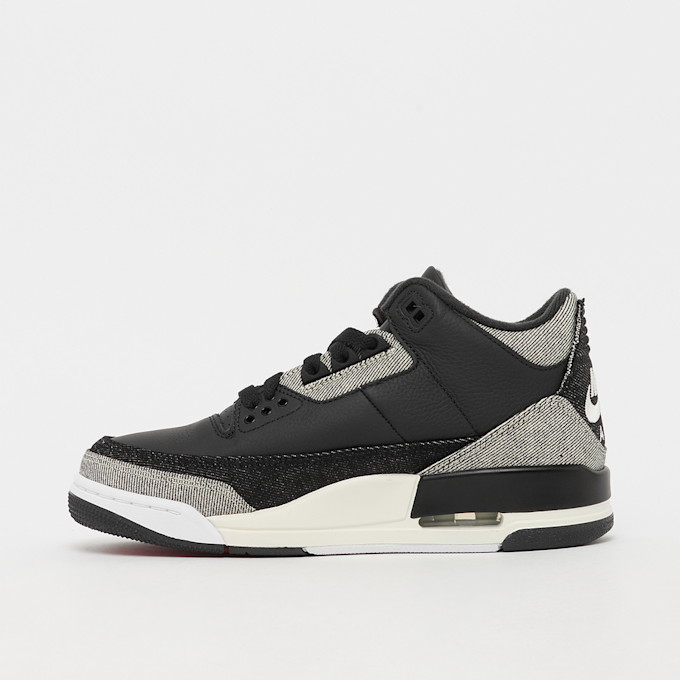 Jordan x Levis Wmns Air Jordan 3 "Black Denim" zwart 103072 3