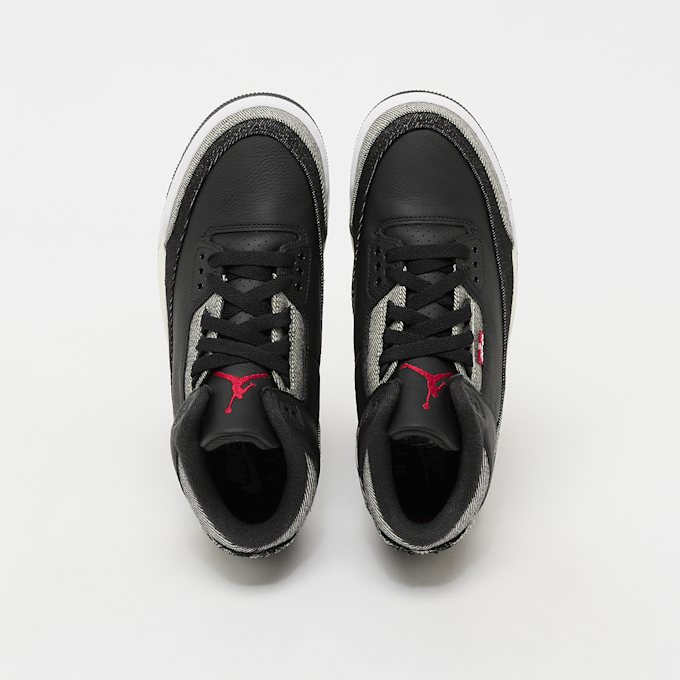 Jordan x Levis Wmns Air Jordan 3 "Black Denim" zwart 103072 4
