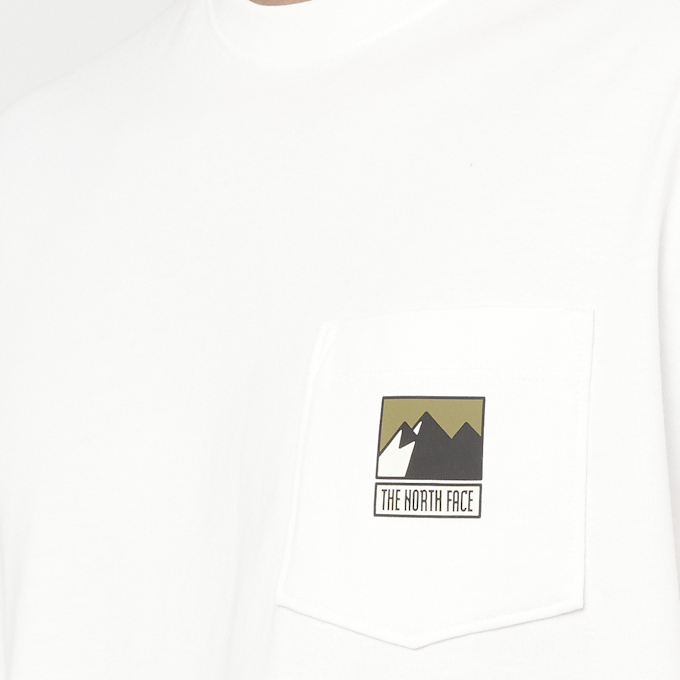 The North Face Mountain Logo Relaxed Short-Sleeve Graphic T-Shirt weiß 103265 3