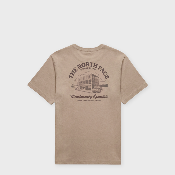 The North Face Outdoor Graphic Relaxed Short-Sleeve T-Shirt beige 103267 1