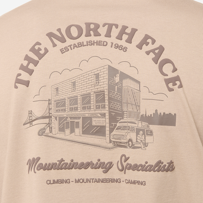 The North Face Outdoor Graphic Relaxed Short-Sleeve T-Shirt beige 103267 4