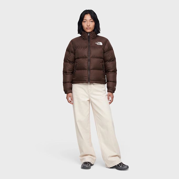 The North Face Wmns 1996 Retro Nuptse Hooded Jacket brown 103277 2