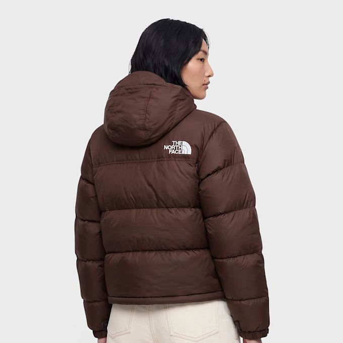 The North Face Wmns 1996 Retro Nuptse Hooded Jacket Braun 103277 3