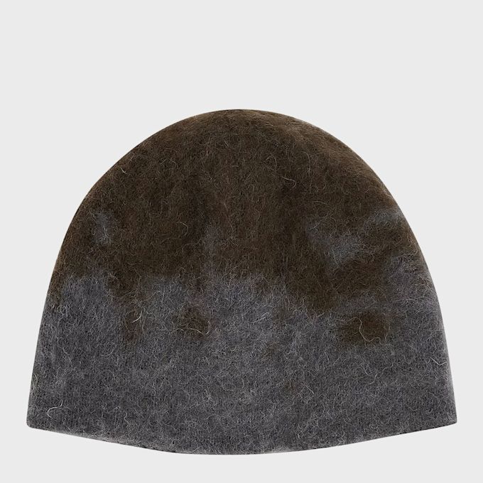 Gramicci Mohair Splatter Beanie grey 103403 1