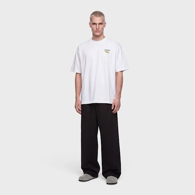 House of Errors Pleated Logo Trousers Schwarz 104110 2