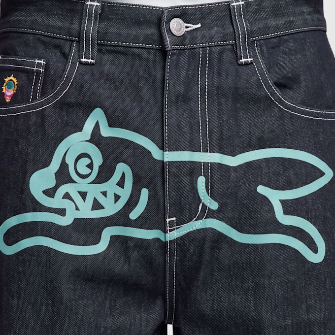 ICECREAM Triple Scoop Running Dog Denim Pants blue 104133 4