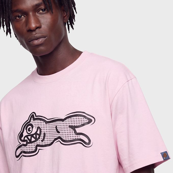 ICECREAM Half Tone Running Dog T-Shirt Pink 104137 4