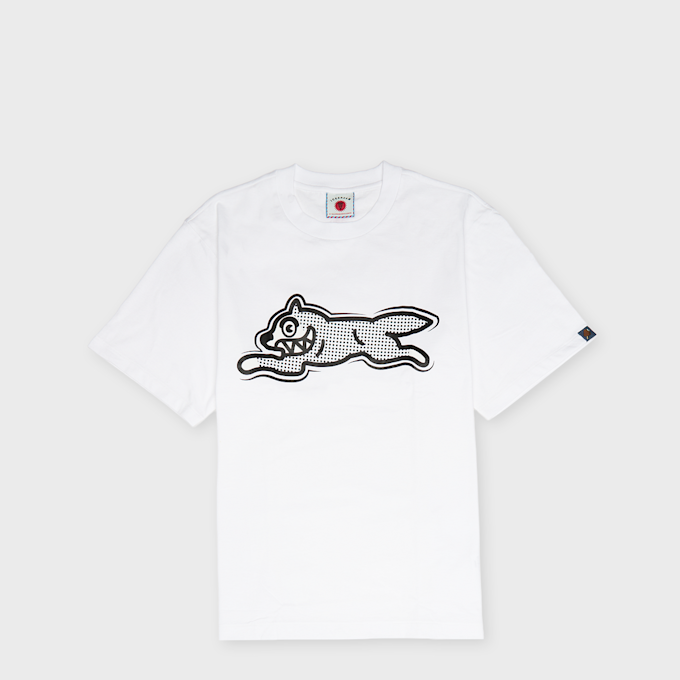 ICECREAM Half Tone Running Dog T-Shirt Weiss 104144 1