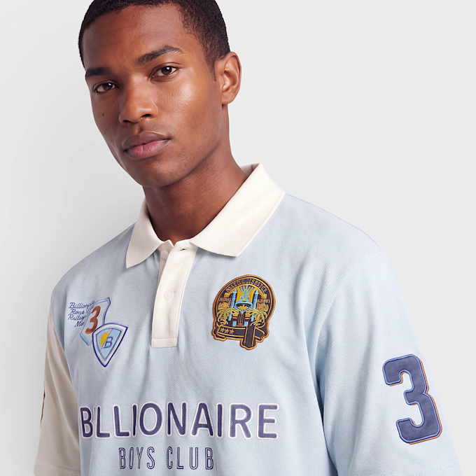 Billionaire Boys Club Resort Polo Shirt Blau 104152 4