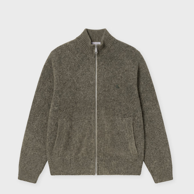 Carhartt WIP Curtis Sweater Jacket brown 104178 1