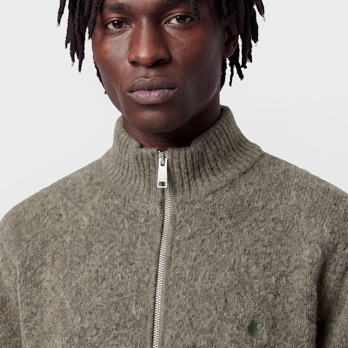 Carhartt WIP Curtis Sweater Jacket brown 104178 3
