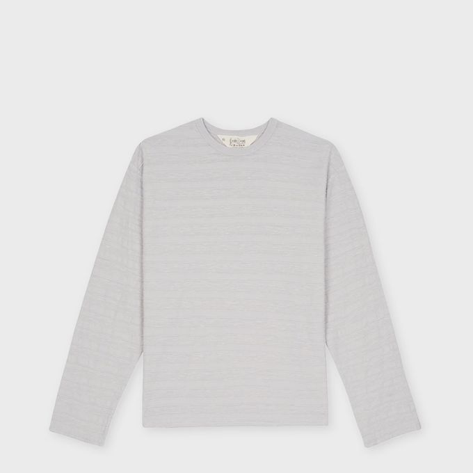 Brain Dead Casey Stripe Long Sleeve T Shirt Grau 104440 1