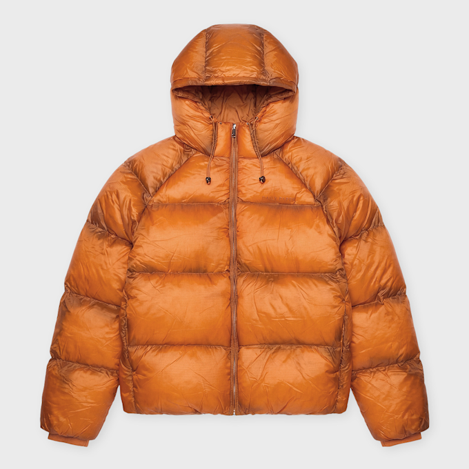 Daily Paper Raglan Sleeve Dias Puffer Jacket Orange 104453 1